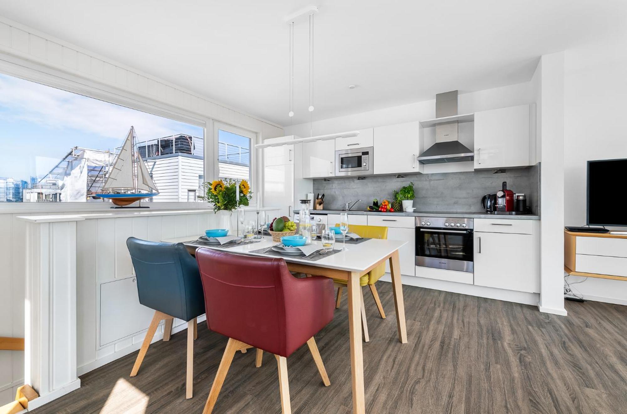 Triton: Meerblick, Sauna, Dachterrasse Olpenitz Exterior foto