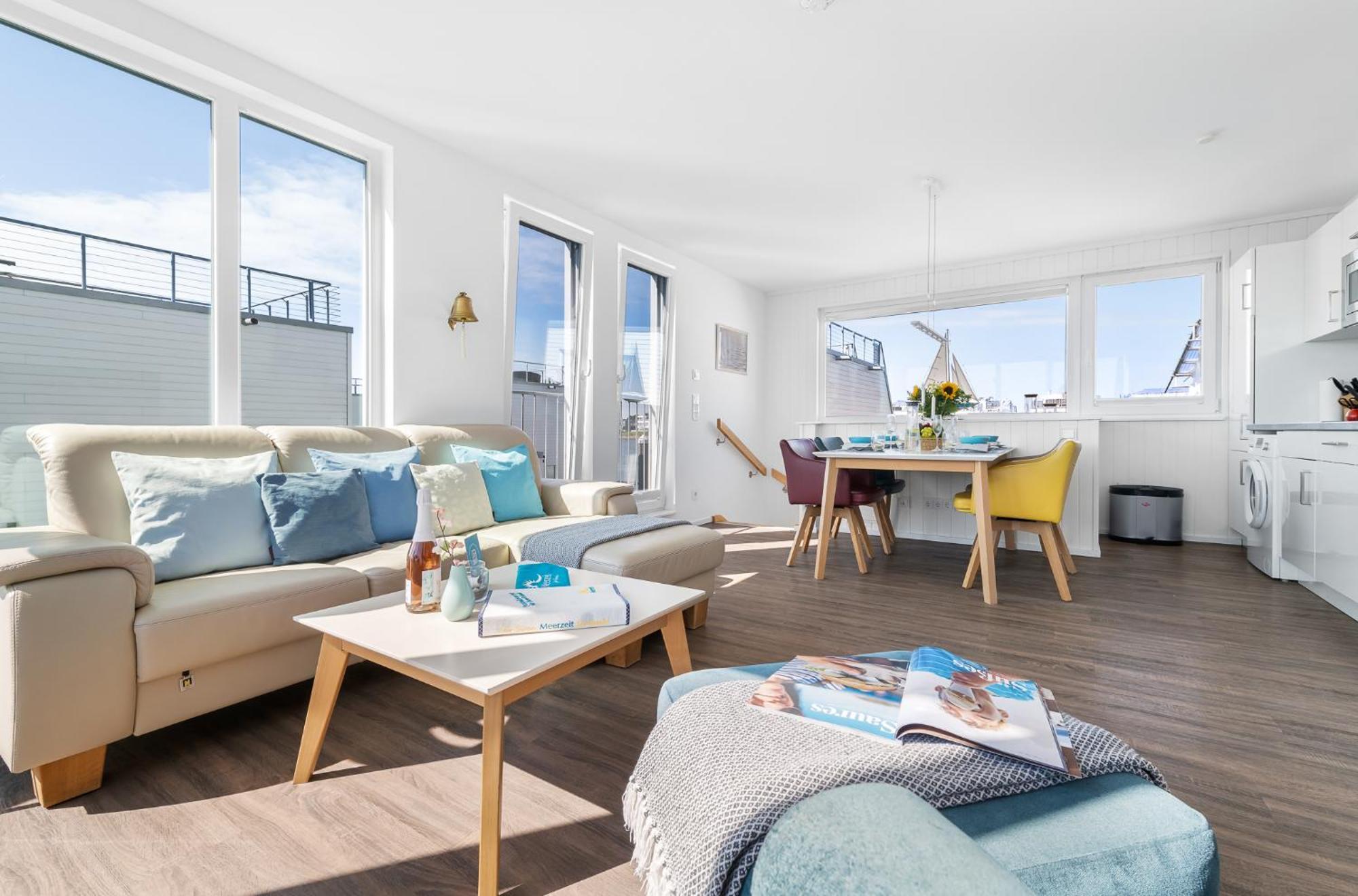 Triton: Meerblick, Sauna, Dachterrasse Olpenitz Exterior foto